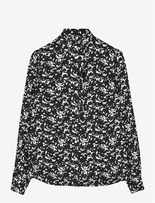 Lexington Clothing | Printed Frill Blouse | S