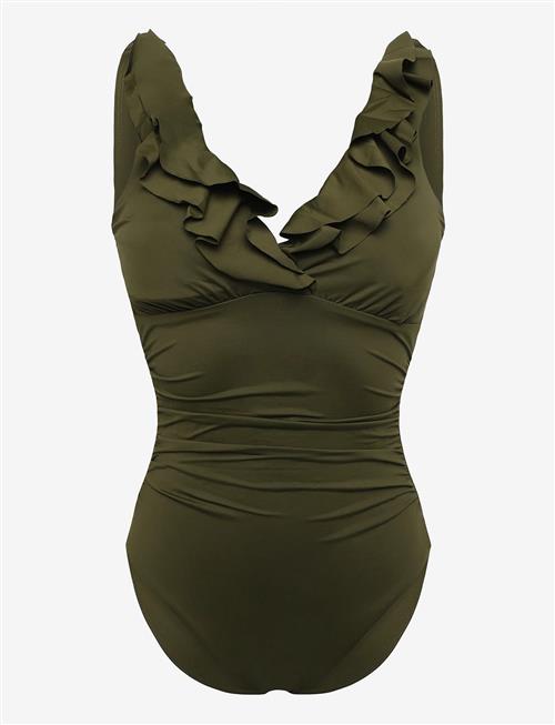Lauren Ralph Lauren Swimwear | Lrl Beach Club Ruffle Surplice Uw S | 36