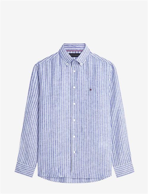 Tommy Hilfiger | Linen Bengal Stripe Rf Shirt | XXL