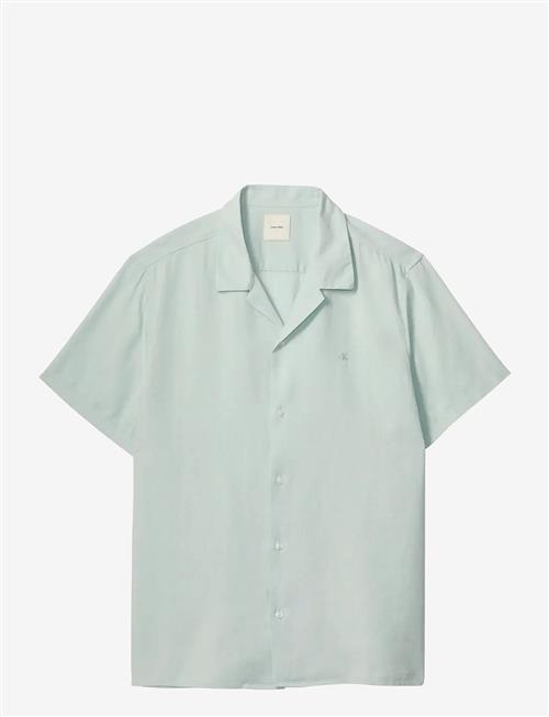 Calvin Klein | Ss Cmp Clr Sld Linen Clssc Shrt | L