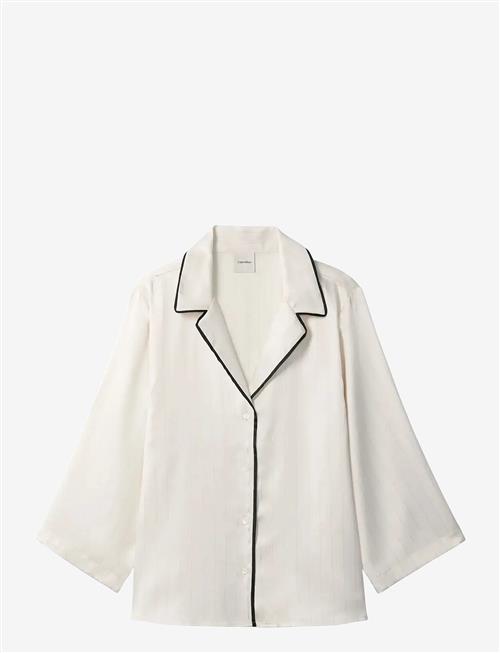 Calvin Klein | Satin Ss Shirt | M