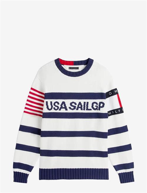 Tommy Hilfiger | Us Sailgp Marine Stripe Crewneck | L