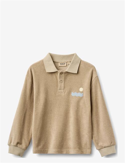 Wheat | Terry Polo Shirt L/S Theodor | 104