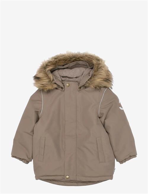 mikk-line | Winter Jacket Solid With Fake Fur | 146