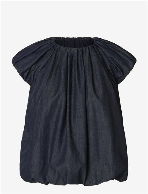 Selected | Slfrillo Cap Sleeve Denim Top | 40