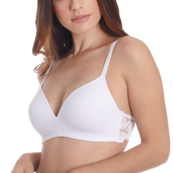sassa BH Classic Lace Padded Soft Bra Hvid polyamid A 75 Dame