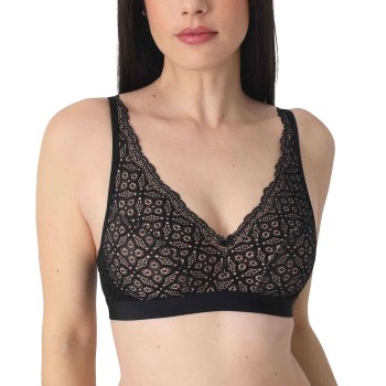 sassa BH Happy Choice Soft Bra Sort polyamid B 70 Dame