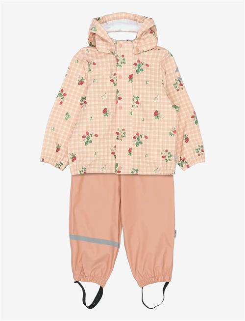 mikk-line | Pu Rain Set Aop W. Susp/104 | 104