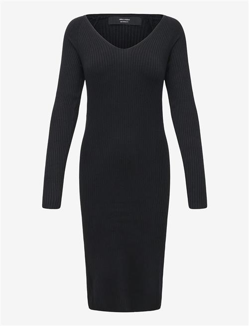 Vero Moda Maternity | Vmmsaba Rib Ls V-Neck Belt Dress Ga Noos | XL