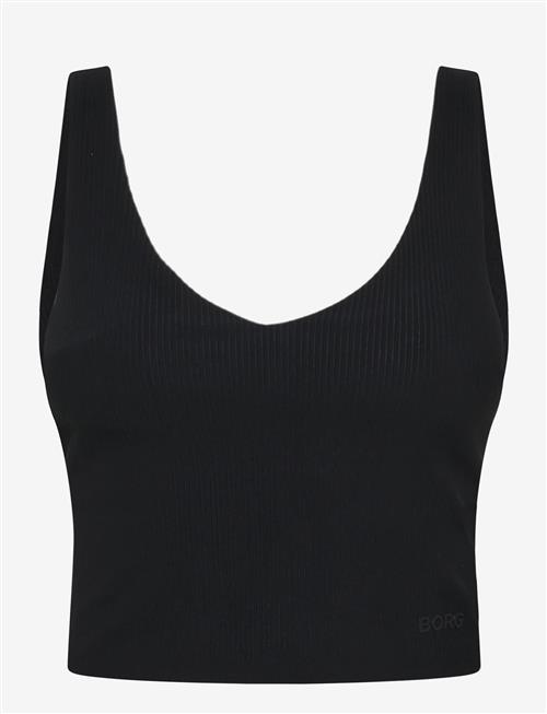 Björn Borg | Studio Ribbed V-Neck Top | XS