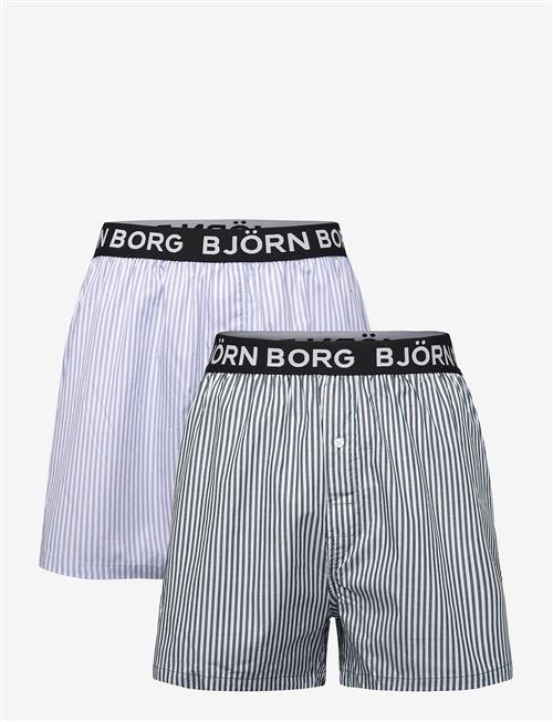 Björn Borg | Cotton Stretch Logo Woven Boxer Shorts 2P | S