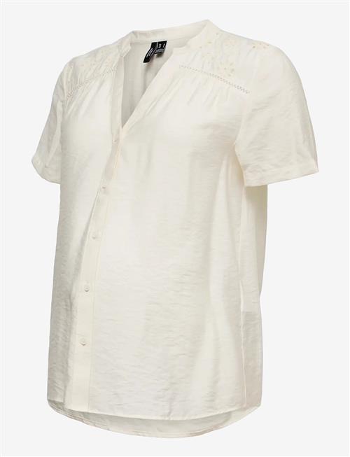 Vero Moda Maternity | Vmmjosie Ss Emb Top Wvn | L