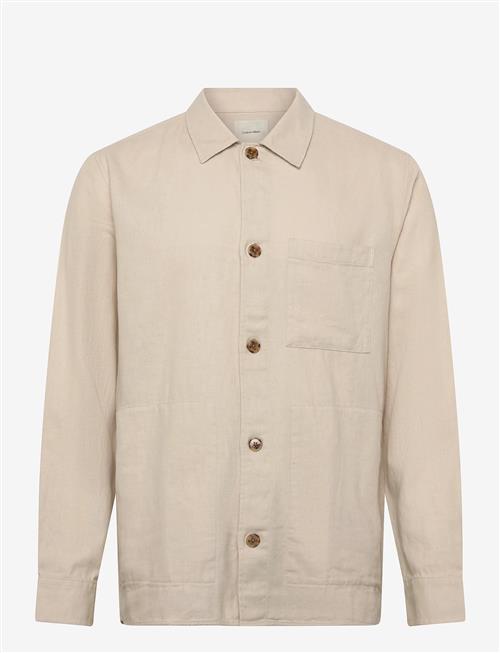 Calvin Klein | Ls Linen Easy Overshirt | XXL