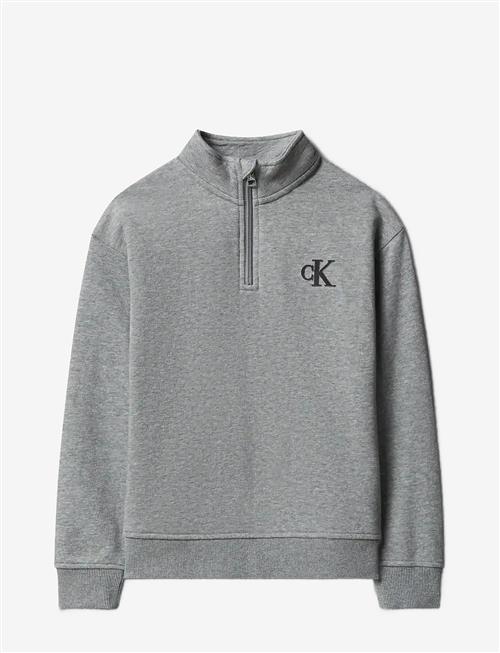 Calvin Klein | Terry Monogram Flock Half Zip | 128