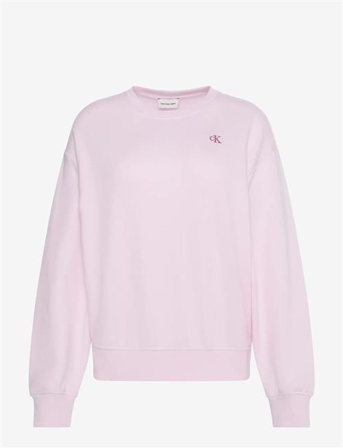 Se Calvin Klein Jeans | Ls Rlxd Monogram French Terry Cr | L hos Booztlet