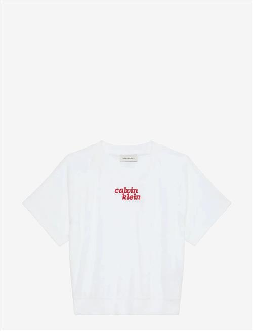Calvin Klein Jeans | Ss Towel Terry Cropped Sweatshir | S