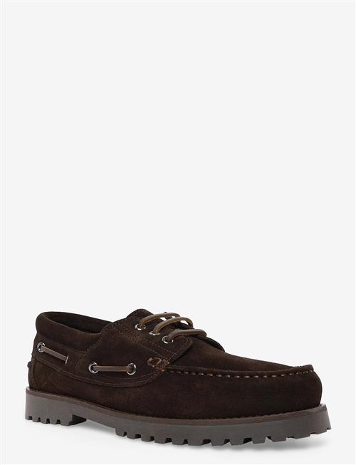 Garment Project | Ollie Boat Shoe - Brown Suede | 42
