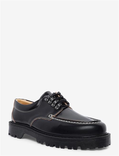 Garment Project | Pete Moc Toe Lux - Black Polido Raw | 43