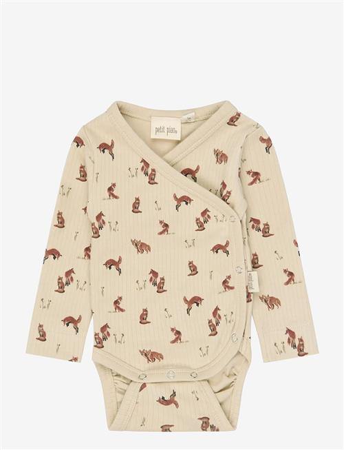 Petit Piao | Ppdinn L_S Body Fold Pointelle Nb | 50