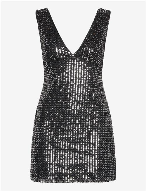 Malina | Ellen Sequin Deep V Mini Dress | 46