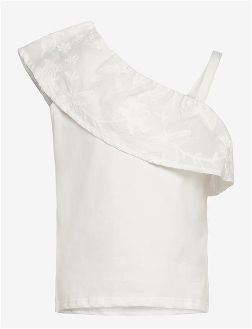 Mango | Asymmetric Embroidered T-Shirt | 140