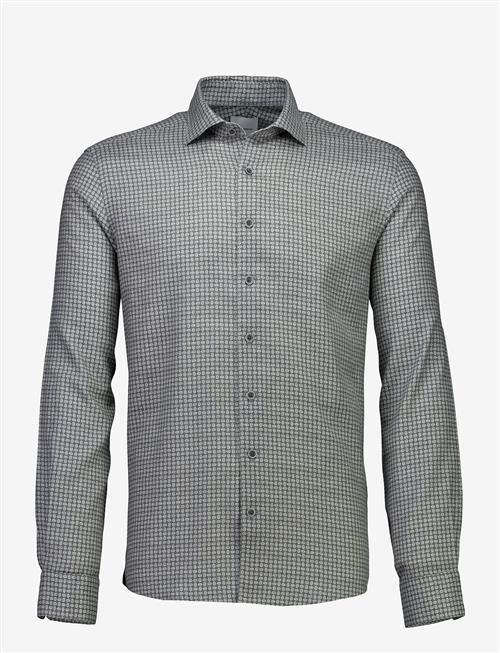Lindbergh Black | 1927: Cashmere Touch Twilll Aop Shirt Wf L/S | M