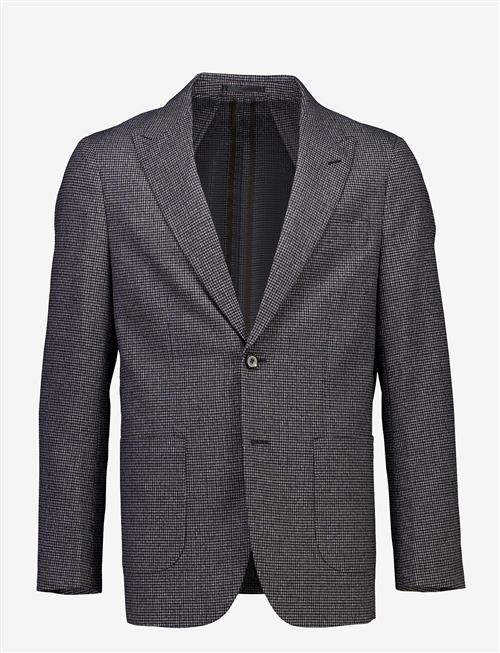 Lindbergh Black | Dobby Check Superflex Unstructured Blazer | 46