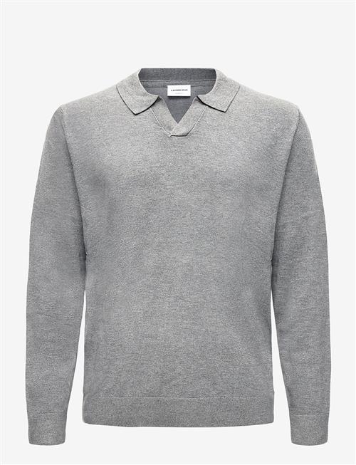 Lindbergh | Soft Viscose Blend V-Neck Polo | XL