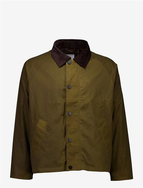 Lindbergh | Waxed Jacket With Corduroy Collar | L