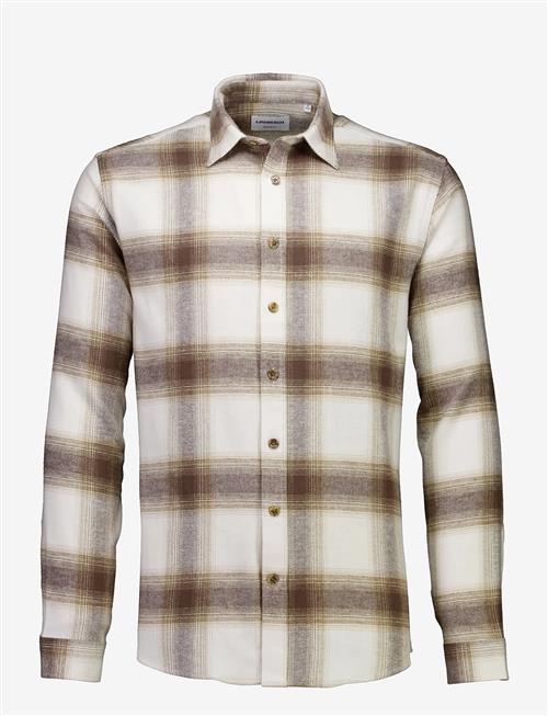 Lindbergh | Heavy Checked Twill Shirt L/S | L