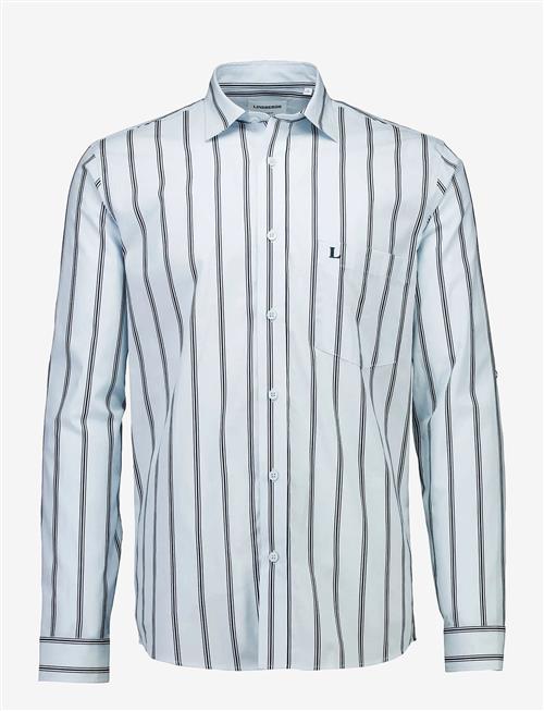 Lindbergh | Striped Dobby Shirt L/S | XXL