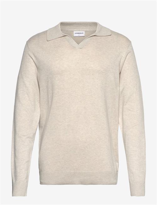 Lindbergh | Ecovero L/S V-Neck Polo | M