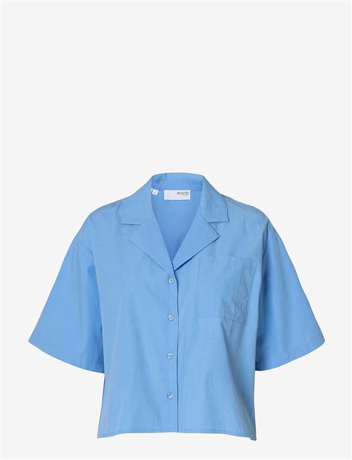Selected | Slfblair Ss Cropped Shirt B | 34