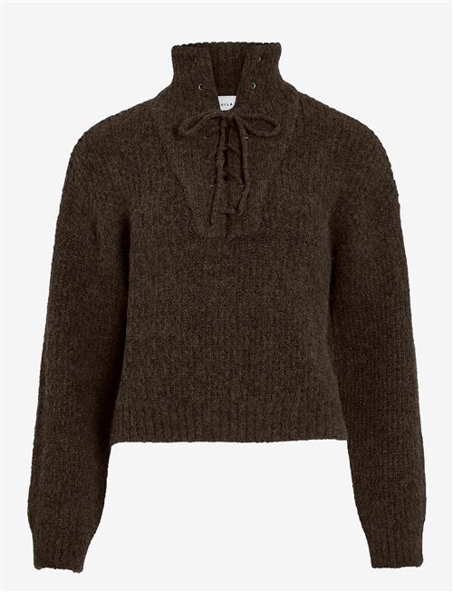 Vila | Vigleeba High Neck L/S Rib Knit Top | XL