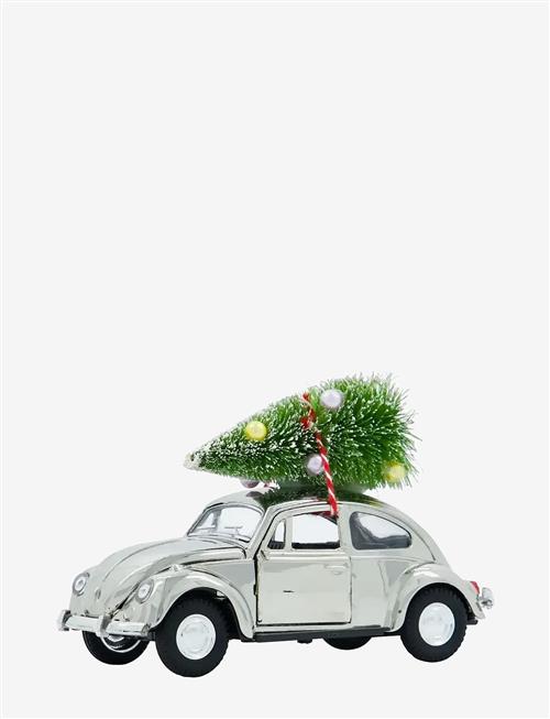house doctor | Decoration, Hdxmas Car, Silver | 12.5X5X8CM