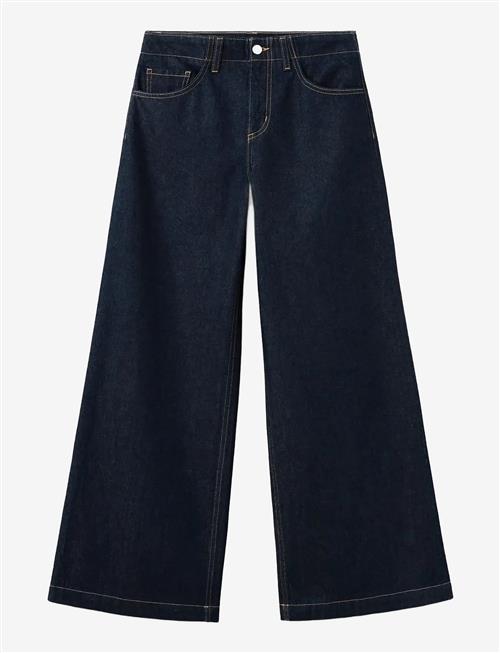 Mango | Wide Leg Mid-Rise Jeans | 46