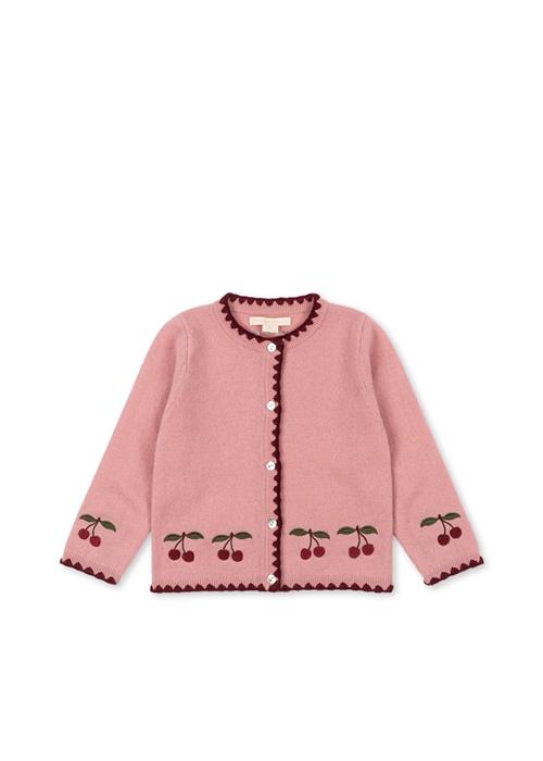 Konges Sløjd Collette Uldcardigan Pale Blush  Pale Blush-12M  Lyserød  12 måneder  Piger