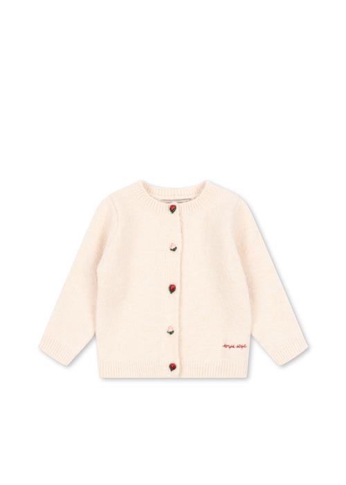 Konges Sløjd Fleuri Cardigan Buttercream  Buttercream-7-8Y  Hvid  7-8 år  Piger