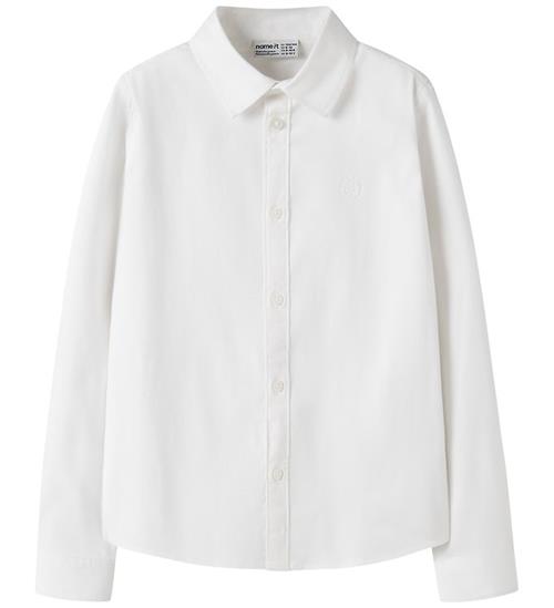 Name It Skjorte - NkmRefrik - Bright White