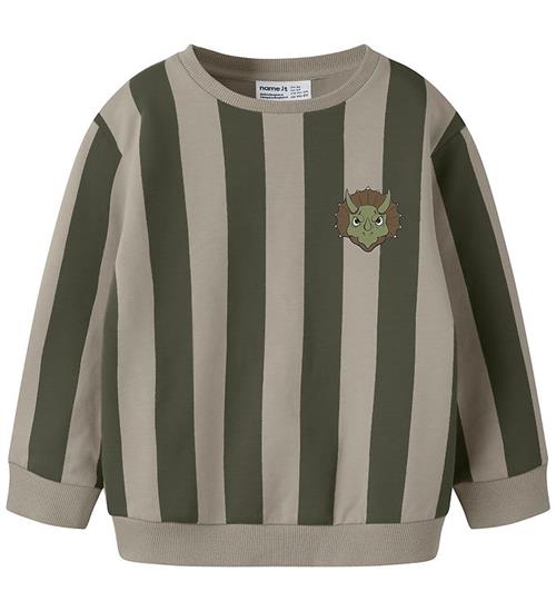 Name it Sweatshirt - NmmRake - Olive Night