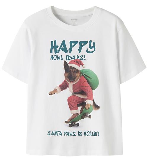 Name It T-shirt - NkmVosmas - Bright White/Dog Skater