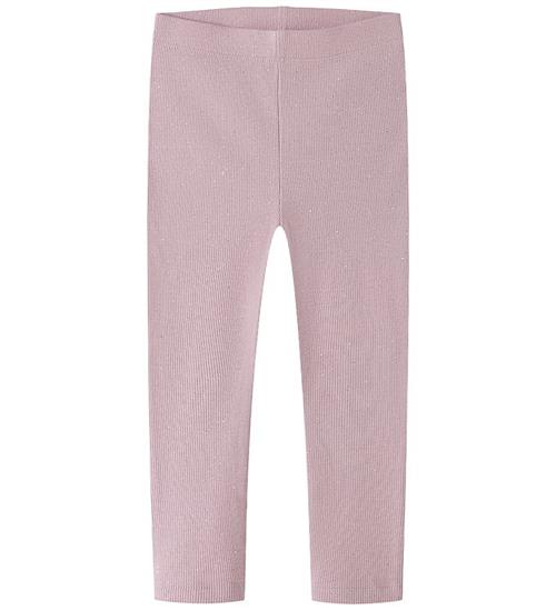 Name It Leggings - Rib - NmfRosally - Mauve Shadows