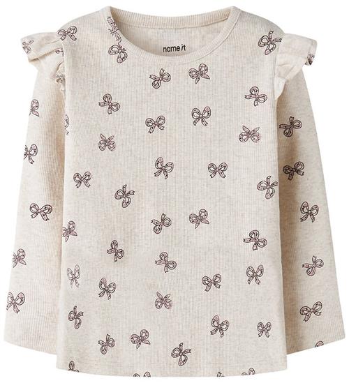 Name It Bluse - Rib - NmfRulies - Peyote Melange