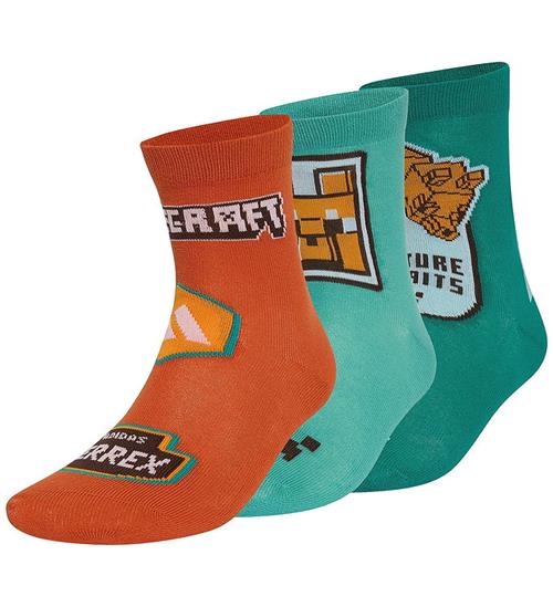 adidas Performance Strømper - Minecraftt 3-pak - Stfaoc/Eqtgrn/F