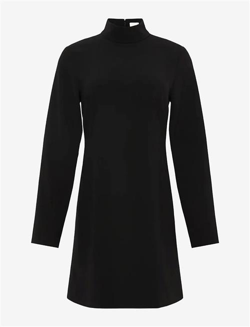 Calvin Klein | Crepe Ls Turtleneck Mini Dress | 38