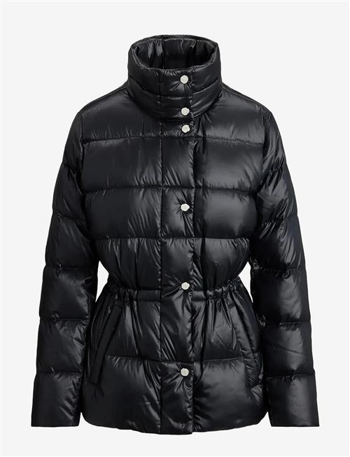 Lauren Ralph Lauren | Metallic Quilted Funnelneck Down Coat | L