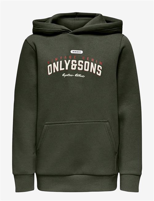 ONLY & SONS | Osjceres Reg Vintage Print Hood Swt Noos | 158-164