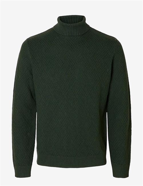 Selected | Slhtrevor Ls Knit Structure Roll Neck | S