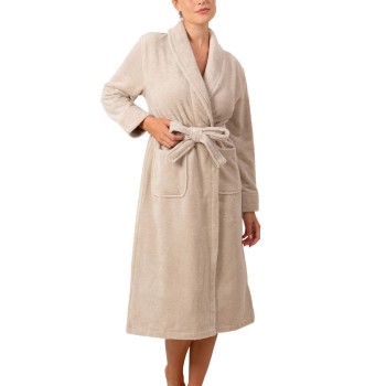 Trofé Trofe Terry Robe Beige Large Dame