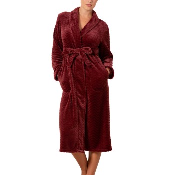 Trofé Trofe Zig Zag Robe Vinrød  polyester Medium Dame